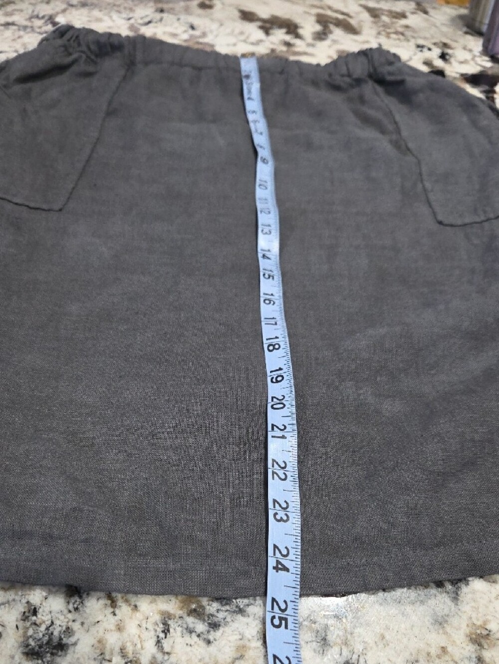 Francesca Bettini Italian Linen Midi Skirt - Picture 5 of 5